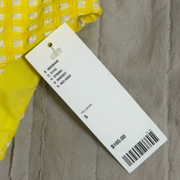 Urban Outfitters Blue Life Zippered-Up One-Piece Swimsuit Yellow - Picture 8 of 11